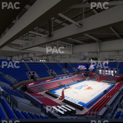 Moody Coliseum - Section 207 A Seat View