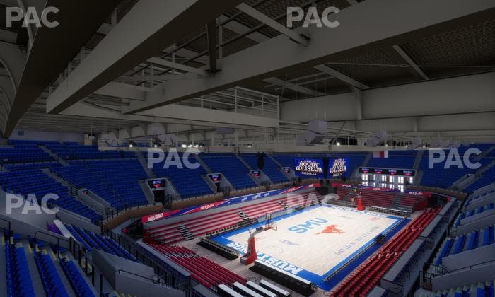 Moody Coliseum - Section 207 A Seat View