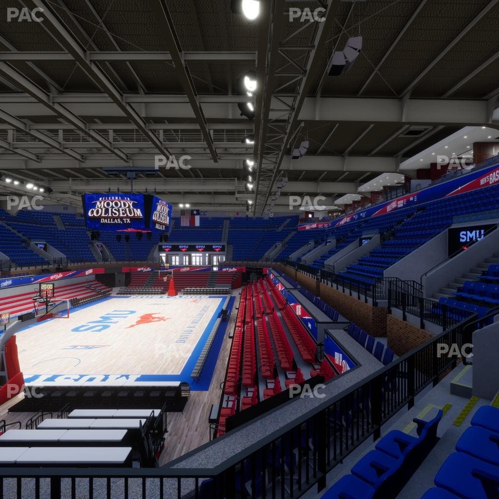 Moody Coliseum - Section 207 Seat View