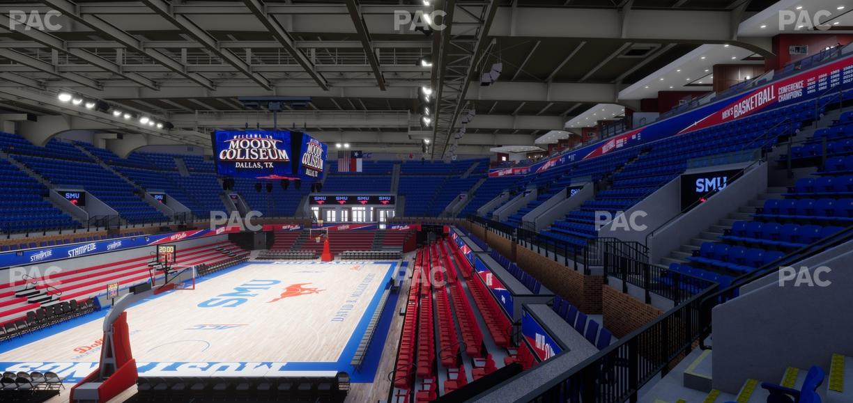 Moody Coliseum - Section 207 Seat View