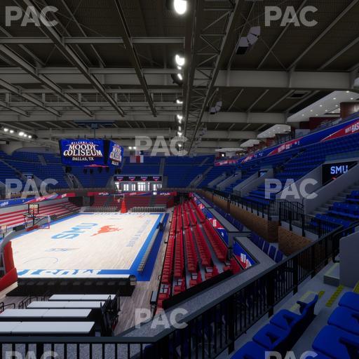 Moody Coliseum - Section 207 Seat View