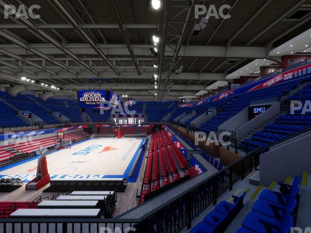 Moody Coliseum - Section 207 Seat View Moody Coliseum - Section 207 Seat View