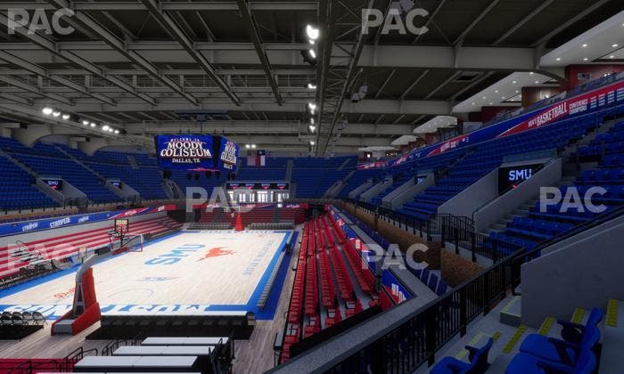 Moody Coliseum - Section 207 Seat View