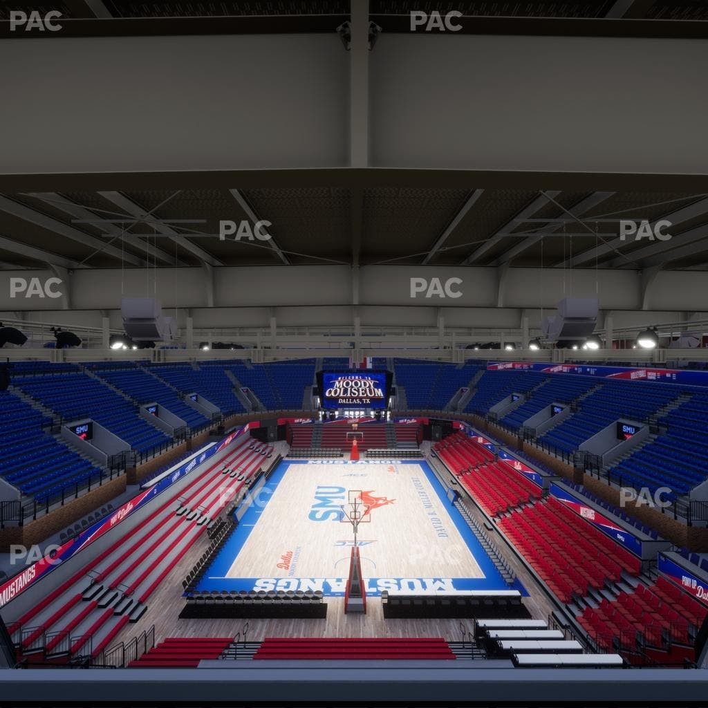 Moody Coliseum - Section 208 Seat View