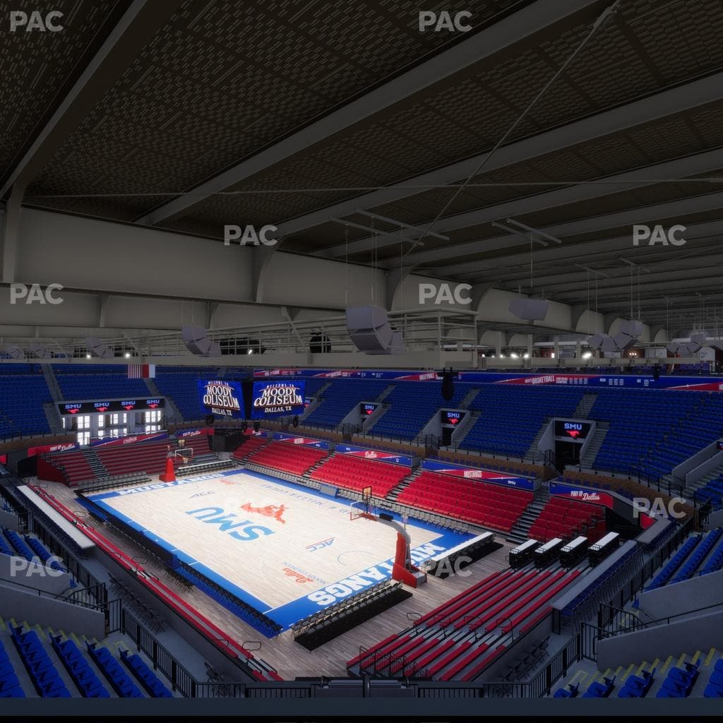 Moody Coliseum - Section 209 A Seat View