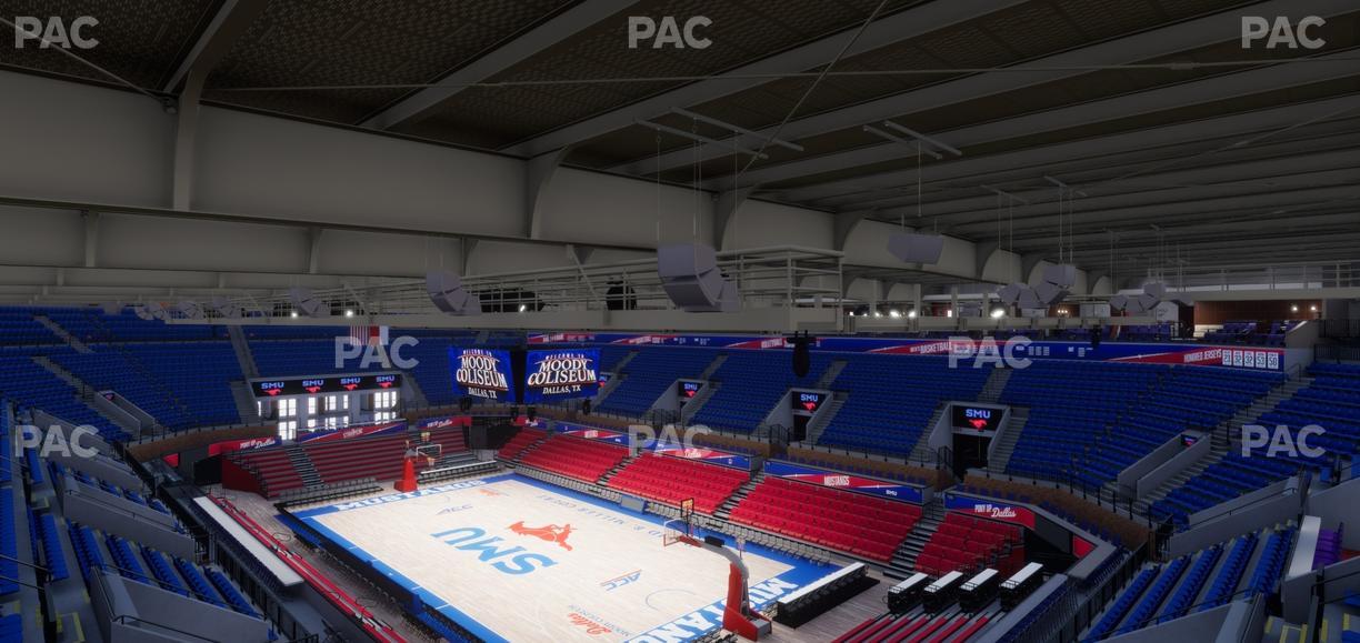 Moody Coliseum - Section 209 A Seat View