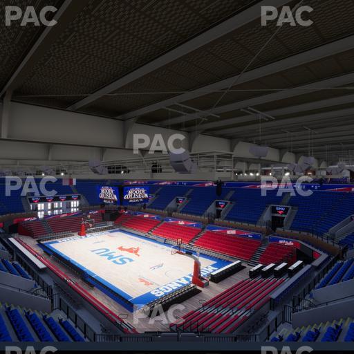 Moody Coliseum - Section 209 A Seat View