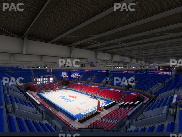 Moody Coliseum - Section 209 A Seat View Moody Coliseum - Section 209 A Seat View