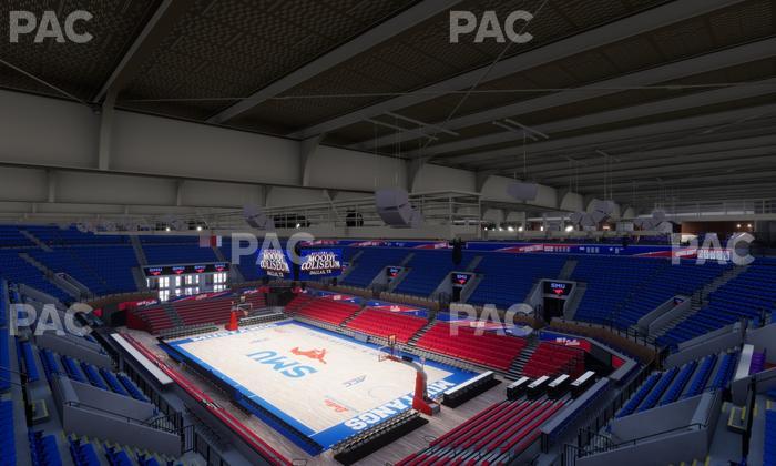 Moody Coliseum - Section 209 A Seat View