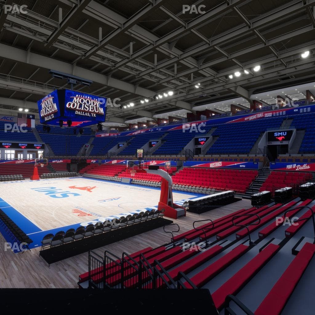 Moody Coliseum - Section 209 Seat View