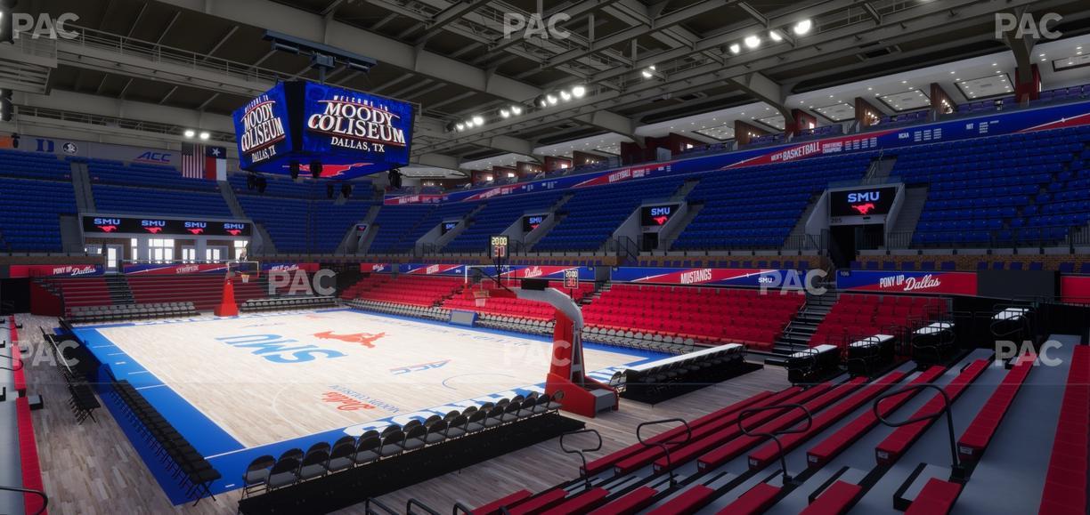 Moody Coliseum - Section 209 Seat View