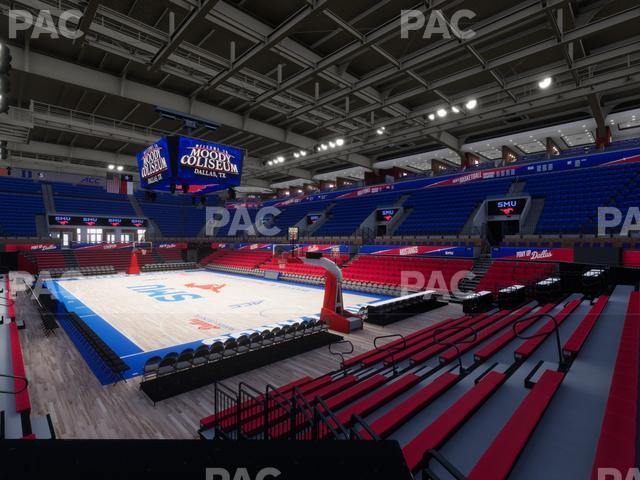 Moody Coliseum - Section 209 Seat View Moody Coliseum - Section 209 Seat View