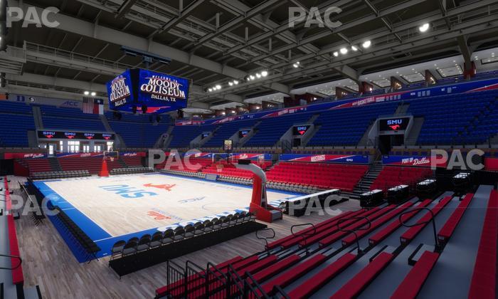 Moody Coliseum - Section 209 Seat View