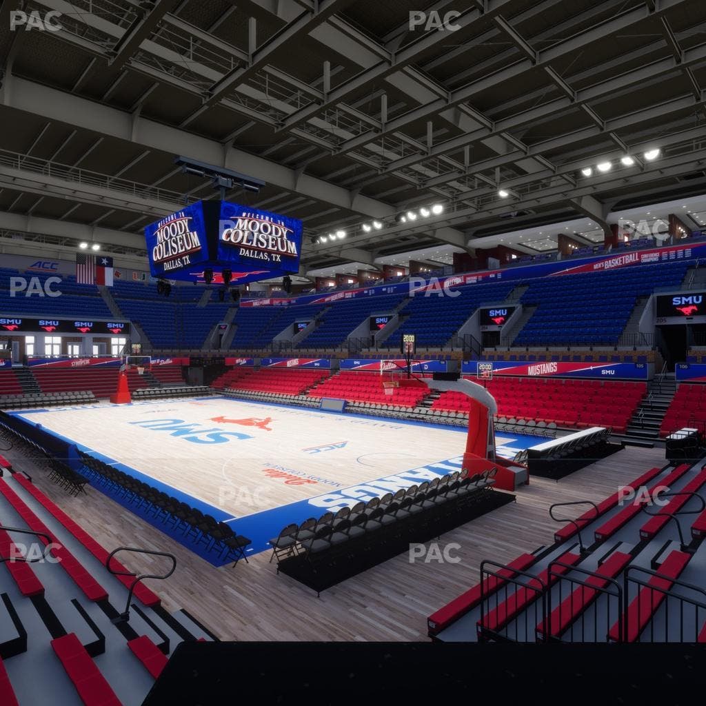 Moody Coliseum - Section 210 Seat View
