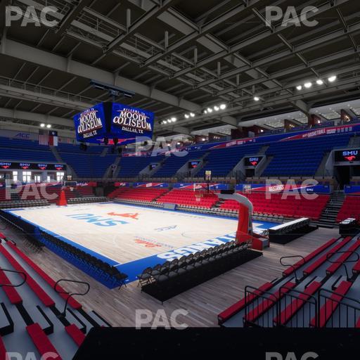 Moody Coliseum - Section 210 Seat View