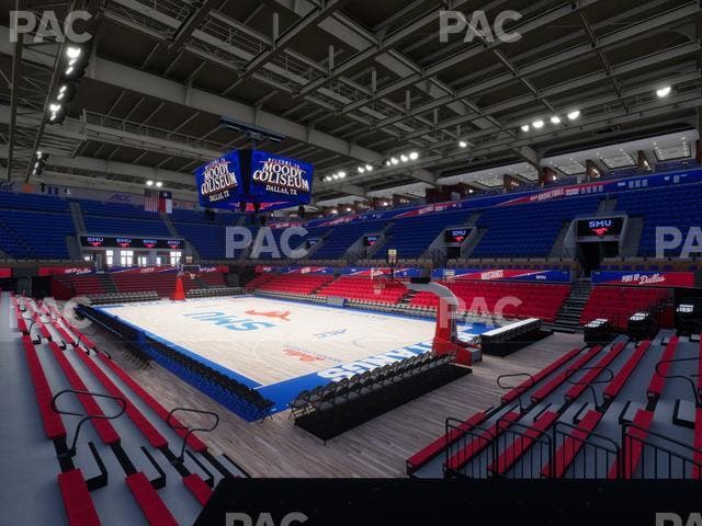 Moody Coliseum - Section 210 Seat View