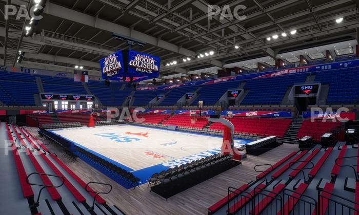 Moody Coliseum - Section 210 Seat View