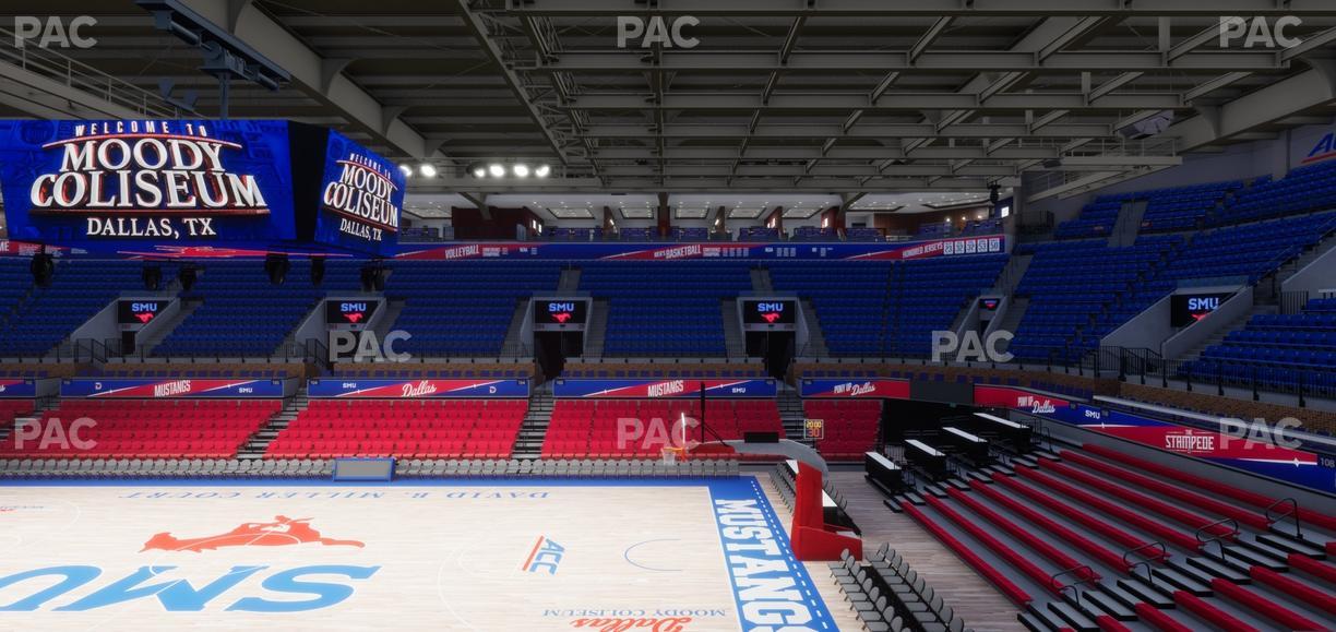 Moody Coliseum - Section 211 Seat View