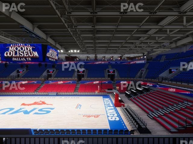Moody Coliseum - Section 211 Seat View