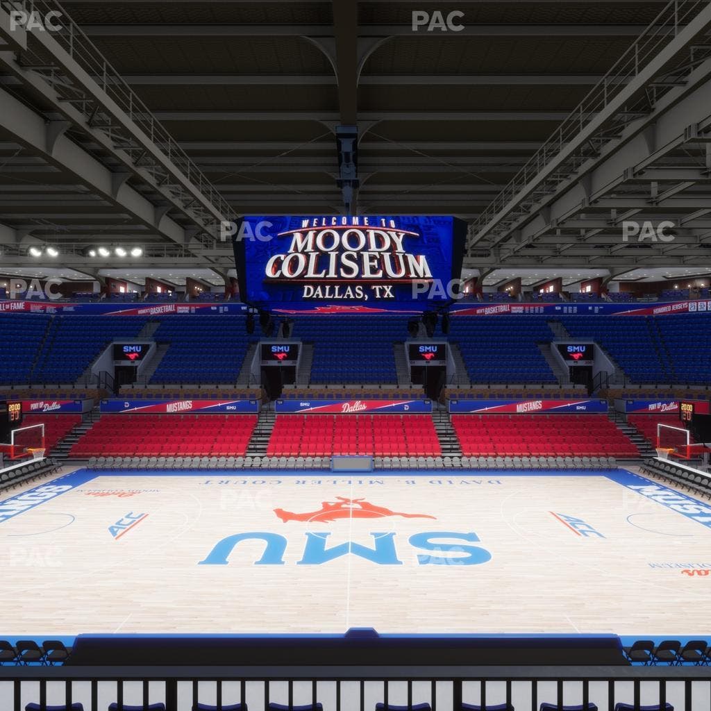 Moody Coliseum - Section 212 Seat View