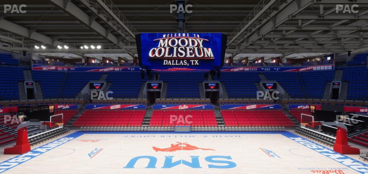 Moody Coliseum - Section 212 Seat View