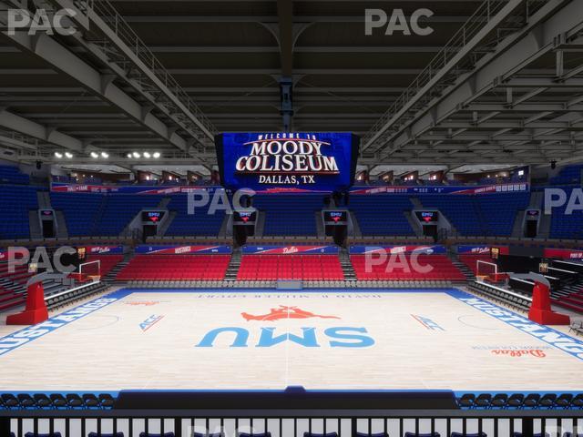 Moody Coliseum - Section 212 Seat View Moody Coliseum - Section 212 Seat View