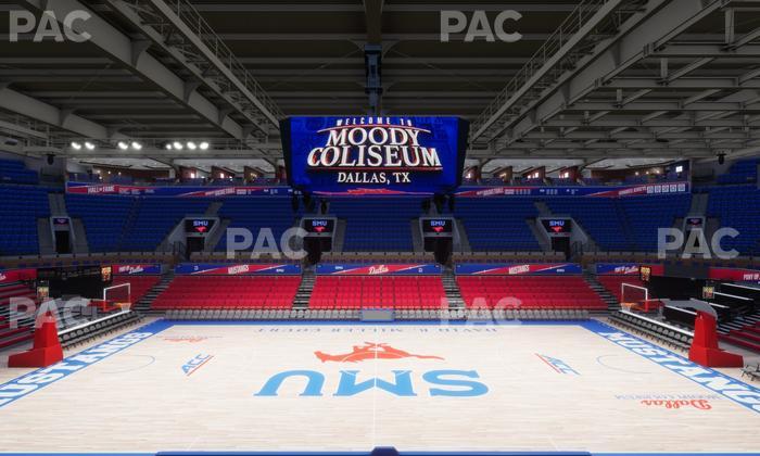 Moody Coliseum - Section 212 Seat View