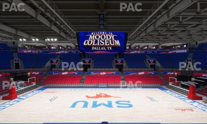 Moody Coliseum - Section 212 Seat View