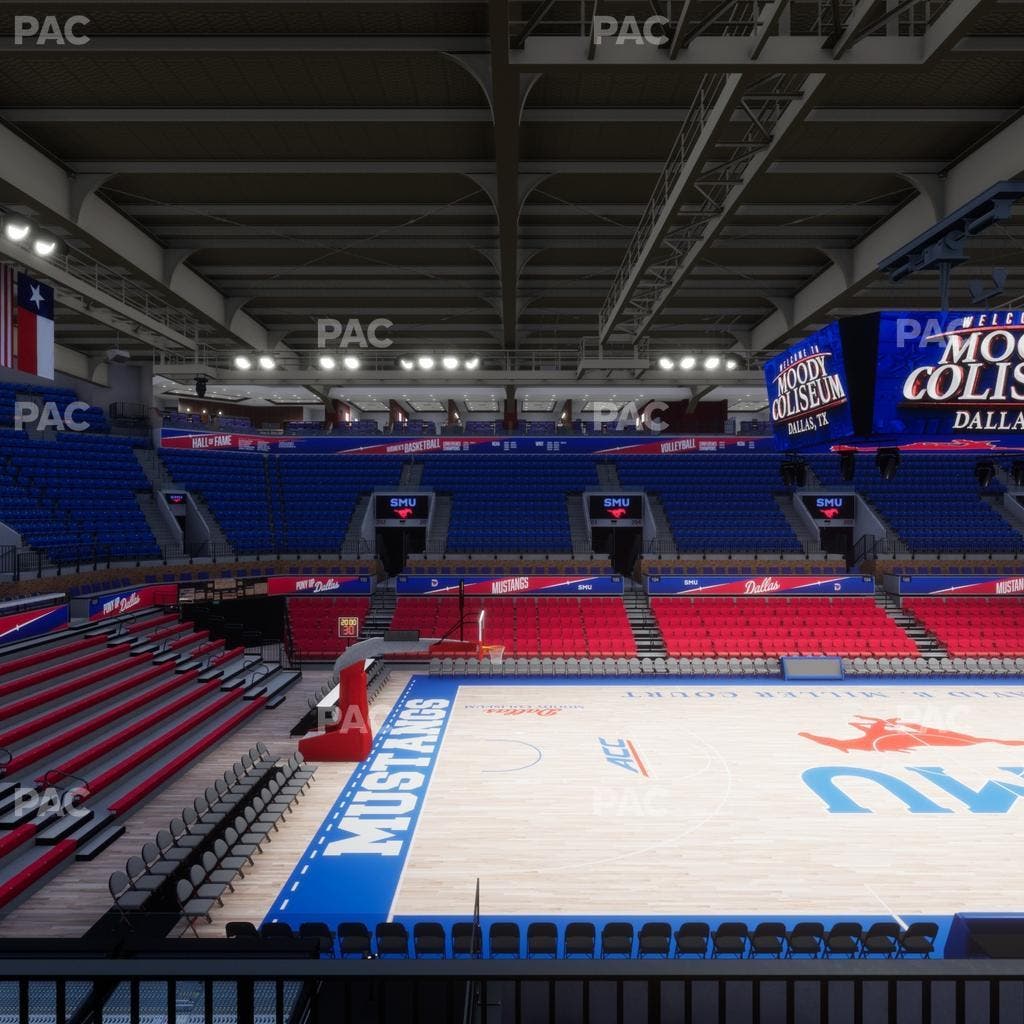 Moody Coliseum - Section 213 Seat View