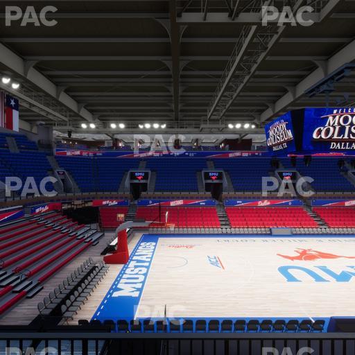 Moody Coliseum - Section 213 Seat View