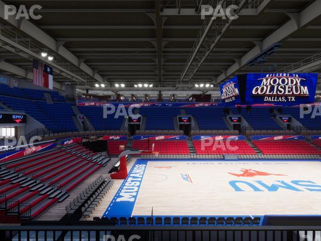 Moody Coliseum - Section 213 Seat View Moody Coliseum - Section 213 Seat View