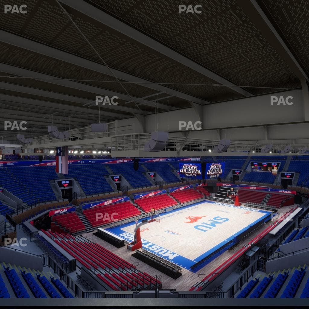 Moody Coliseum - Section 214 A Seat View