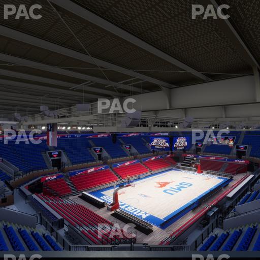 Moody Coliseum - Section 214 A Seat View