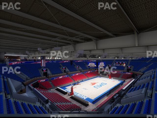 Moody Coliseum - Section 214 A Seat View