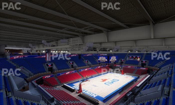 Moody Coliseum - Section 214 A Seat View