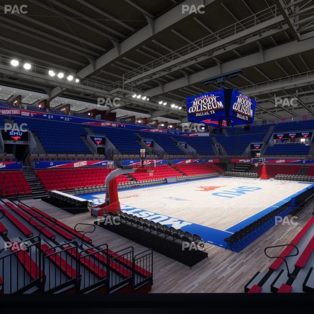 Moody Coliseum - Section 214 Seat View