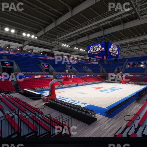 Moody Coliseum - Section 214 Seat View