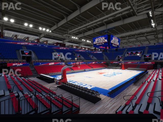 Moody Coliseum - Section 214 Seat View Moody Coliseum - Section 214 Seat View