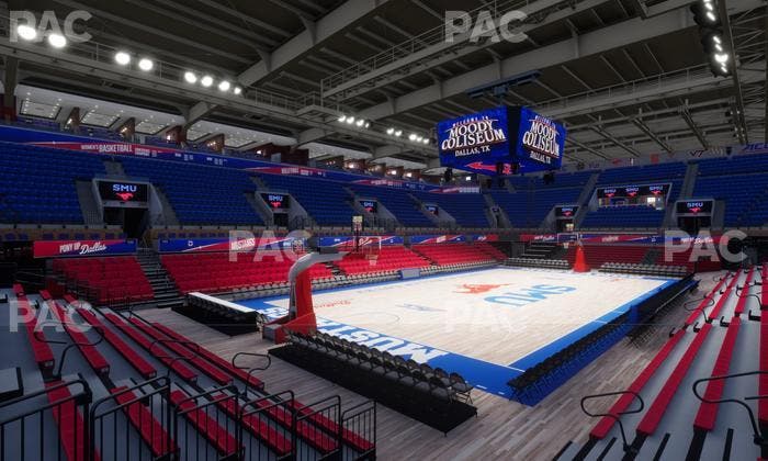 Moody Coliseum - Section 214 Seat View