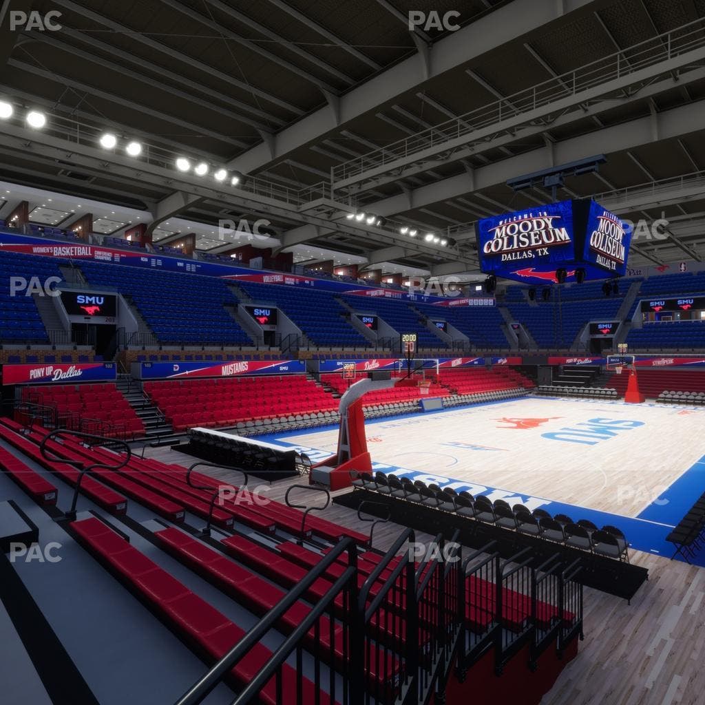 Moody Coliseum - Section 215 Seat View