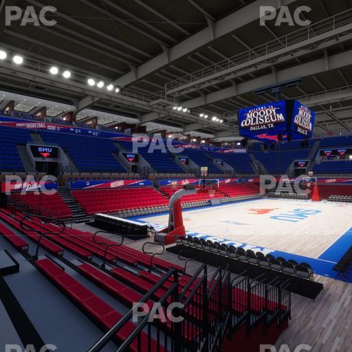 Moody Coliseum - Section 215 Seat View