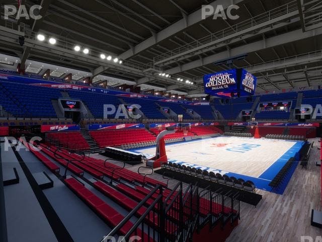 Moody Coliseum - Section 215 Seat View