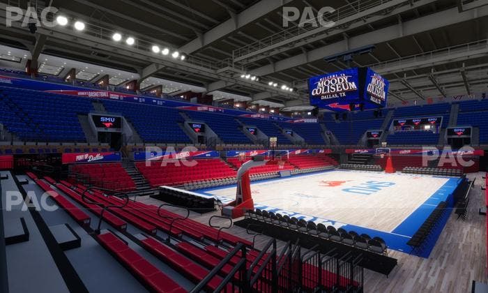 Moody Coliseum - Section 215 Seat View