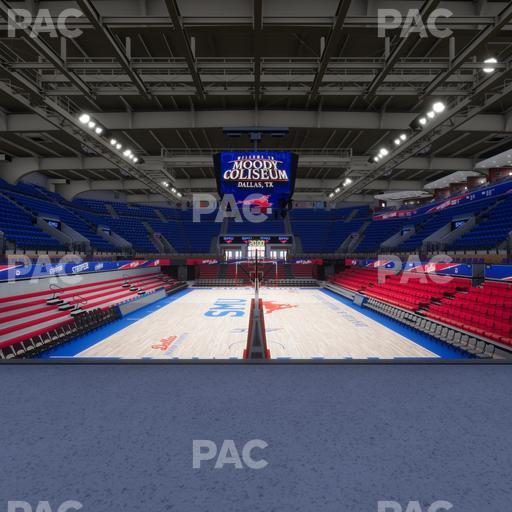 Moody Coliseum - Section Bar Seat View