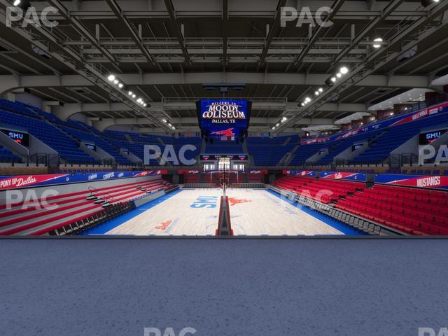 Moody Coliseum - Section Bar Seat View Moody Coliseum - Section Bar Seat View