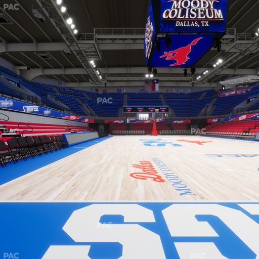 Moody Coliseum - Section East Floor Seat View