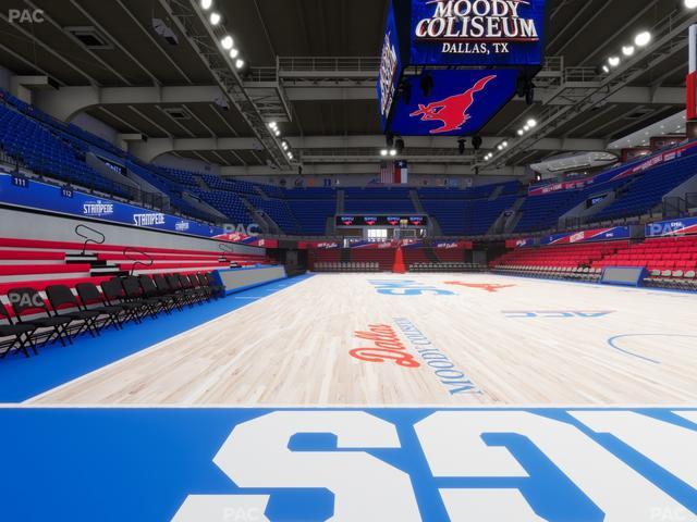Moody Coliseum - Section East Floor Seat View Moody Coliseum - Section East Floor Seat View
