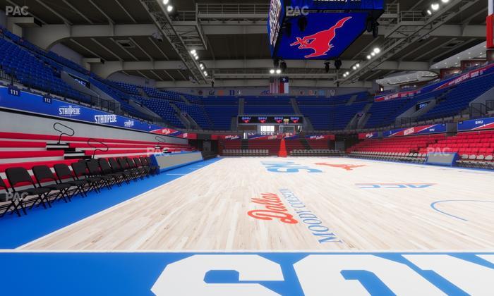 Moody Coliseum - Section East Floor Seat View