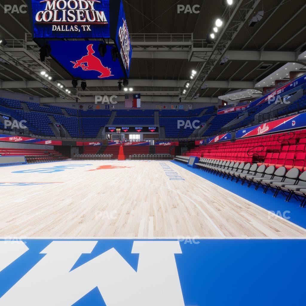 Moody Coliseum - Section East Floor Seat View