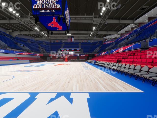 Moody Coliseum - Section East Floor Seat View Moody Coliseum - Section East Floor Seat View